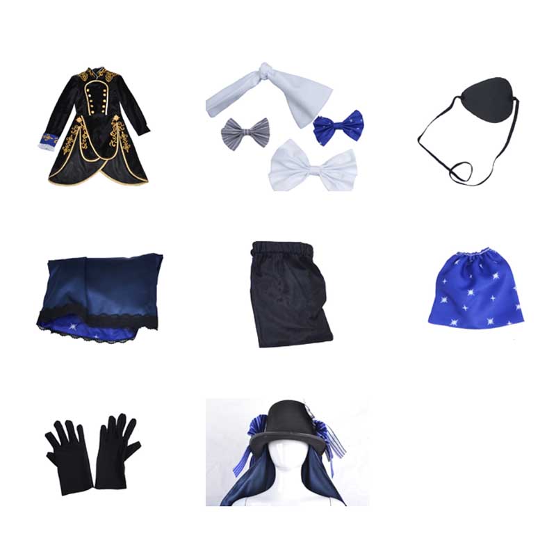 Anime Kuroshitsuji Black Butler Ciel Phantomhive 13th Anniversary Costume Cosplay Outfit