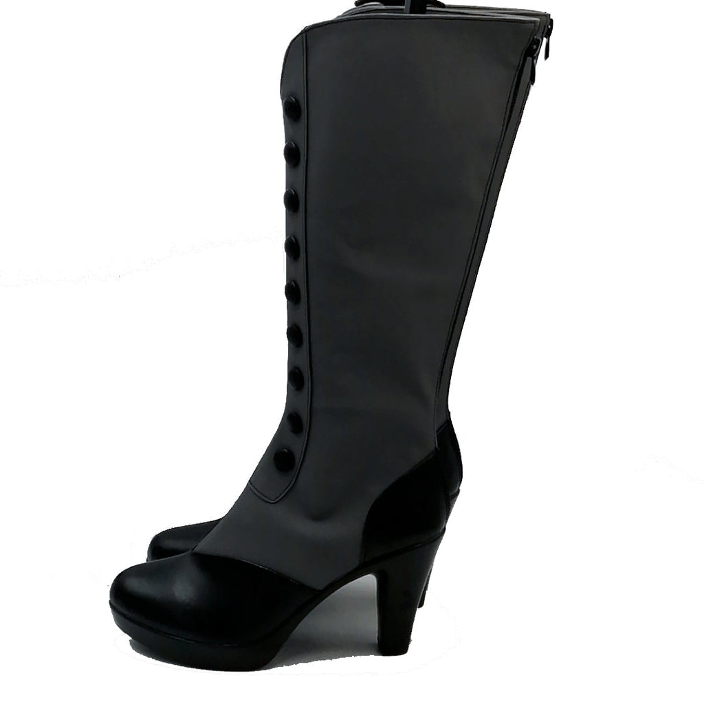 Anime Kuroshitsuji Black Butler Ciel Phantomhive Demon Form Costume Shoes PU Leather Customized Cosplay Boots