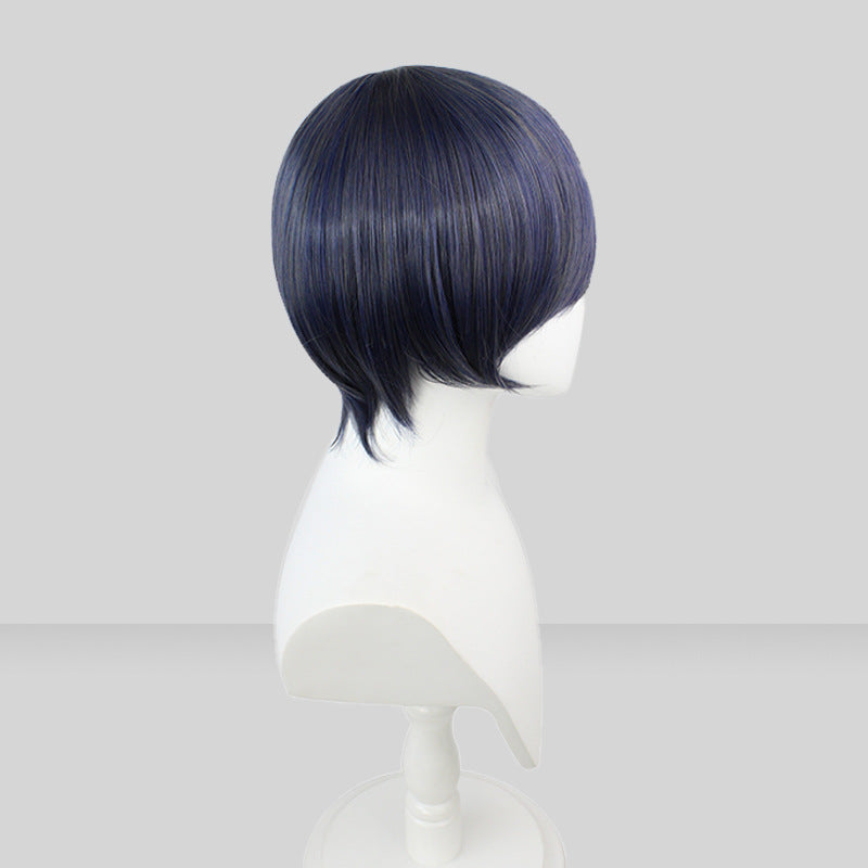 Anime Kuroshitsuji Black Butler Earl Ciel Phantomhive Costume Wigs Blue-black Short Wigs