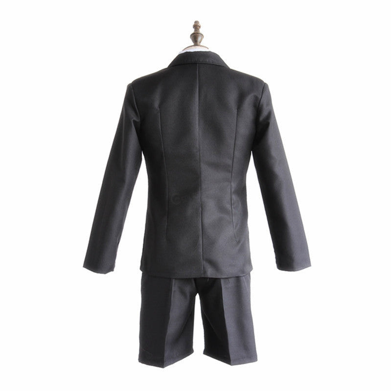 Anime Kuroshitsuji Black Butler Earl Ciel Phantomhive Funeral Suit Costume With Cloak and Hat