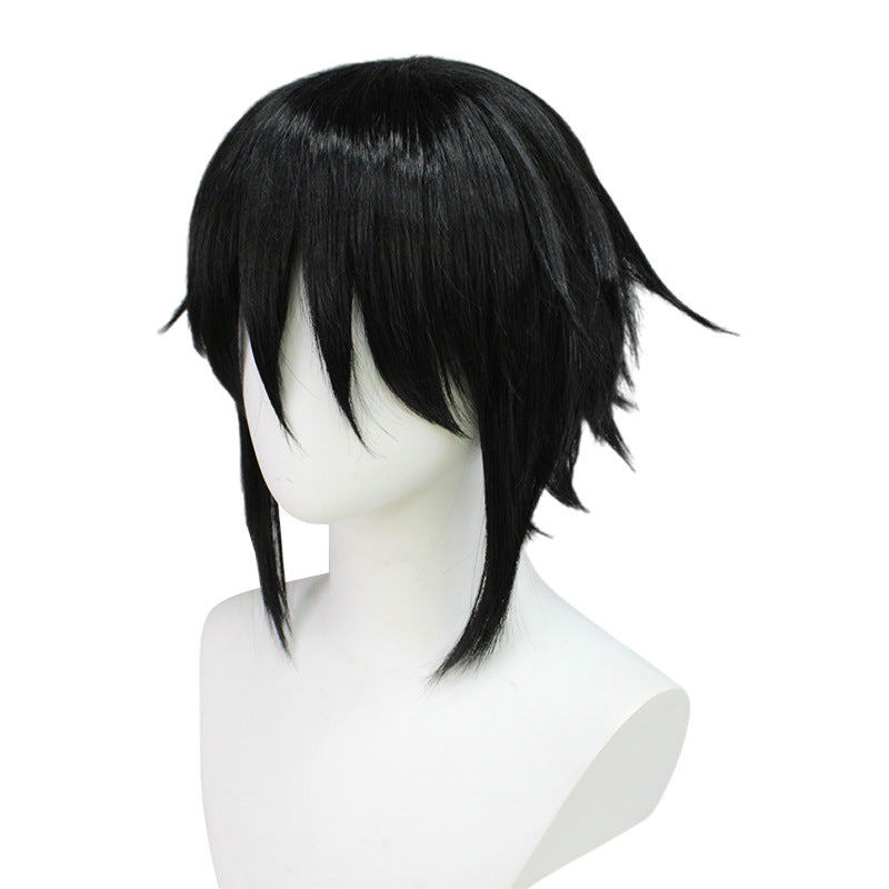 Anime Kuroshitsuji Black Butler Sebastian Michaelis Costume Wigs Black Short Wigs