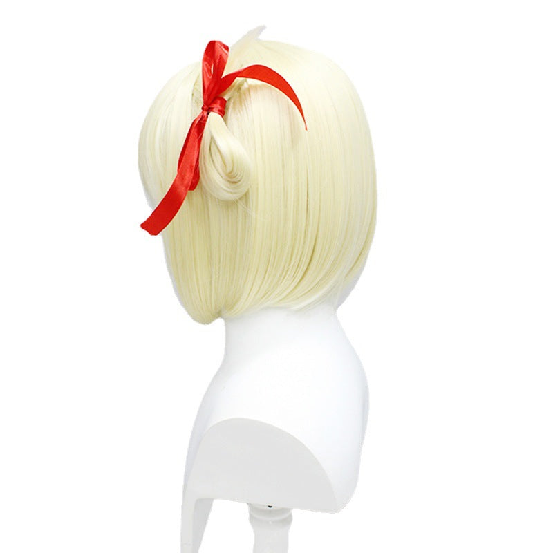 Anime Lycoris Recoil Chisato Nishikigi Cosplay Wigs Halloween Costume Accessories