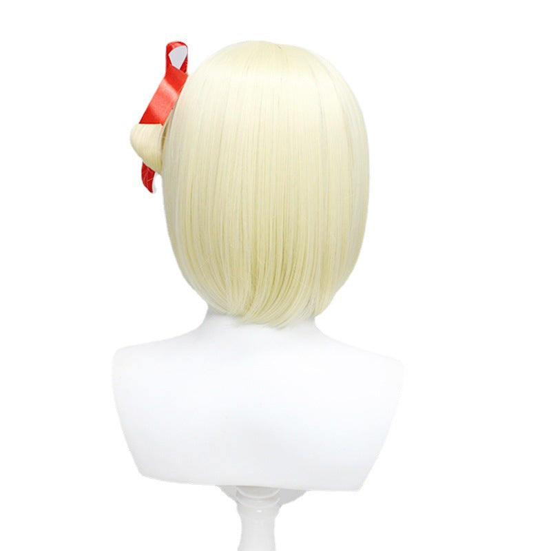 Anime Lycoris Recoil Chisato Nishikigi Cosplay Wigs Halloween Costume Accessories