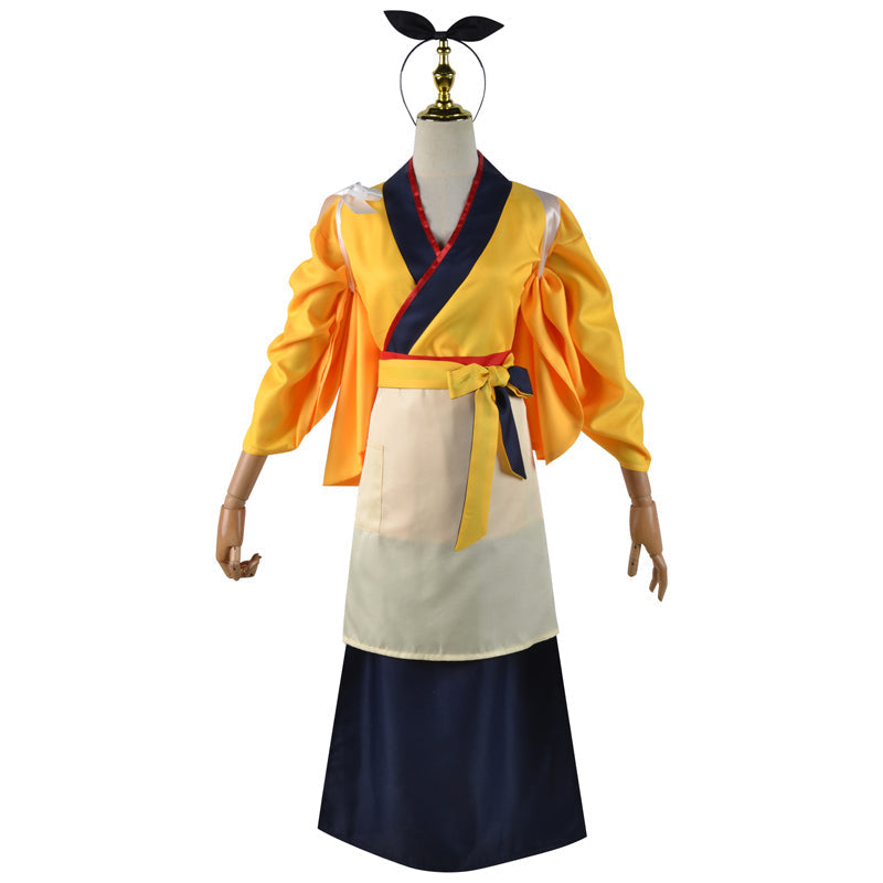 Anime Lycoris Recoil Chisato Nishikigi Takina Inoue Kimono Costume Dress Halloween Costume