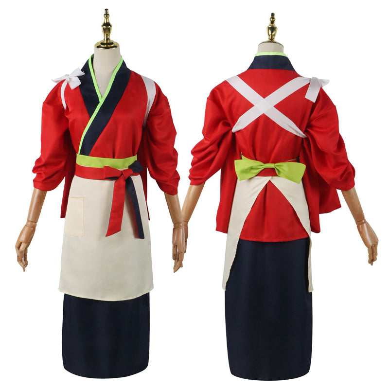 Anime Lycoris Recoil Chisato Nishikigi Takina Inoue Kimono Costume Dress Halloween Costume