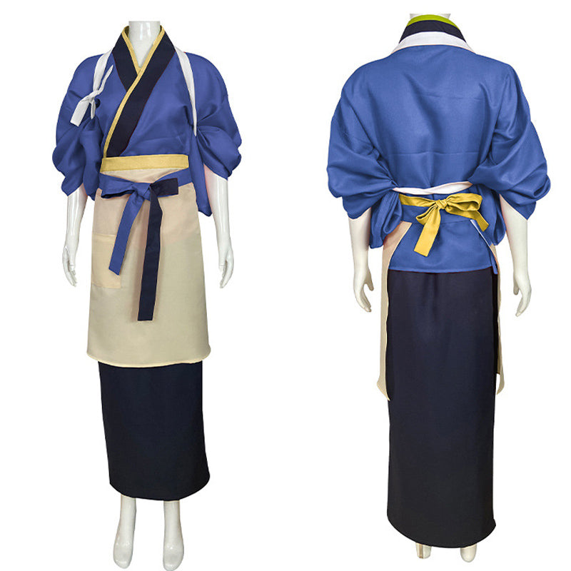 Anime Lycoris Recoil Kimono Dress Costume With Wigs Set Halloween Costume