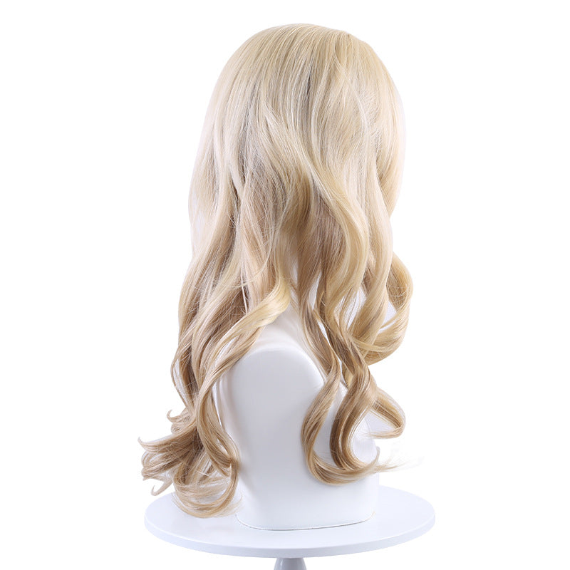 Anime Lycoris Recoil Kurumi Cosplay Wigs Long Golden Wigs Costume Accessories