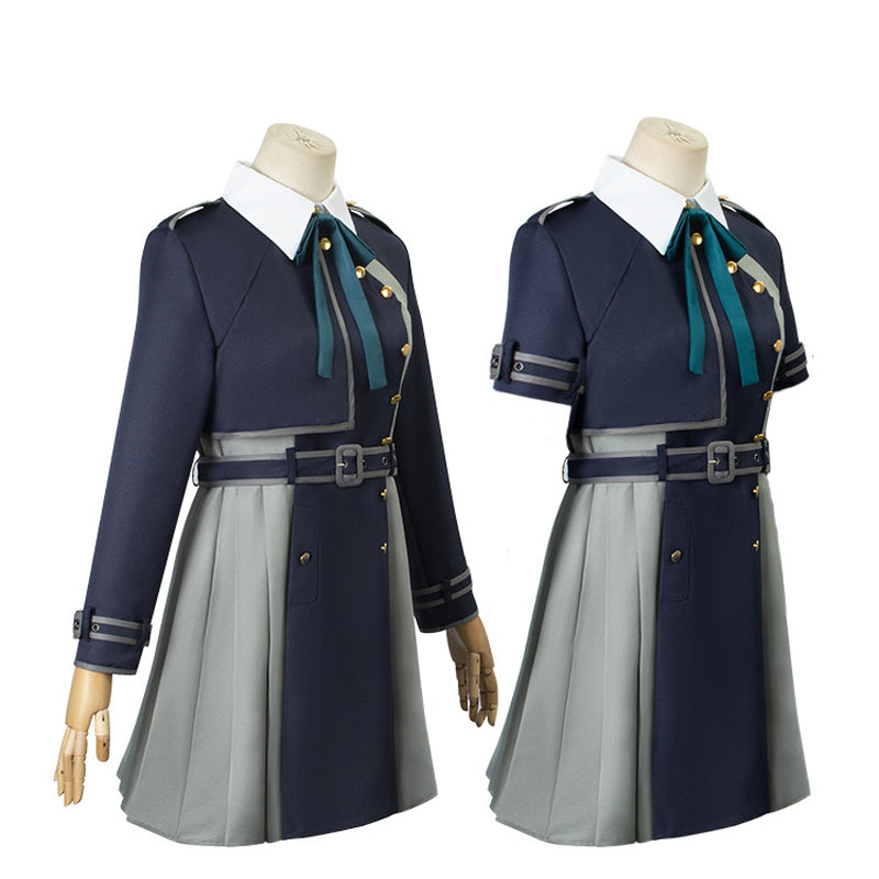 Anime Lycoris Recoil Takina Inoue Costume Uniform With Socks Halloween Cosplay Costume