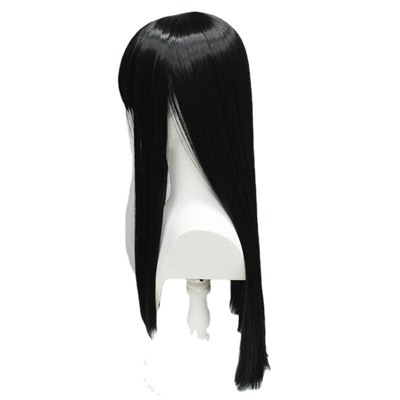 Anime Lycoris Recoil Takina Inoue Costume Wigs Black Long Wigs