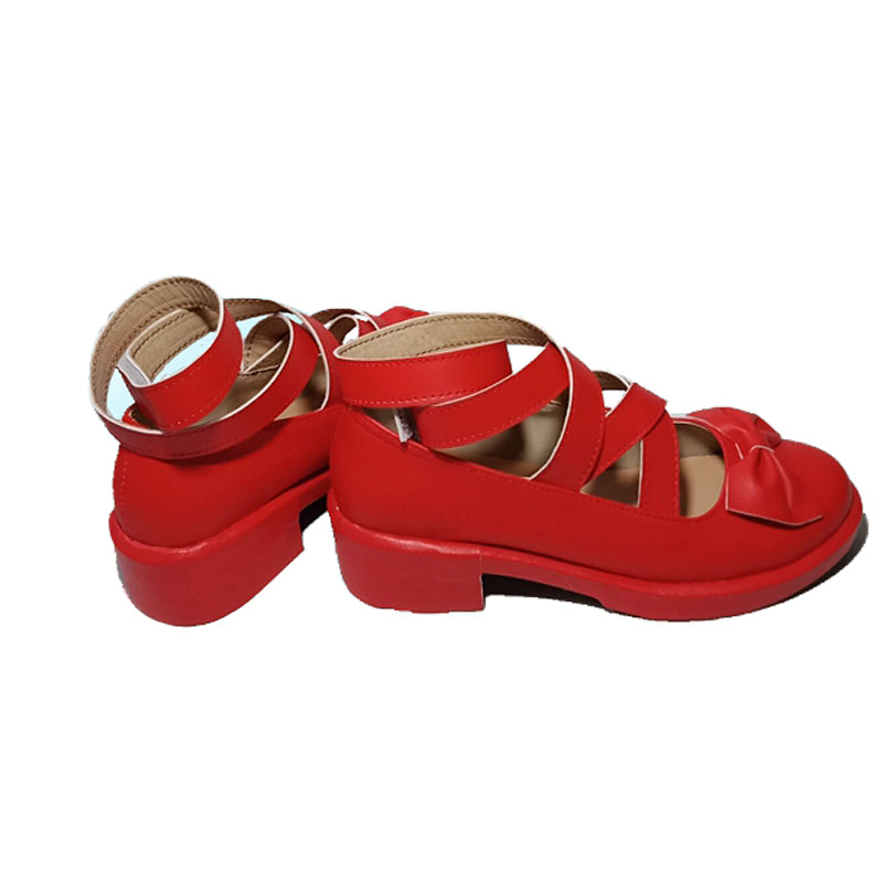 Anime Miss Kobayashi's Dragon Maid Kanna Kamui Cosplay Red Shoes Halloween Costume Shoes