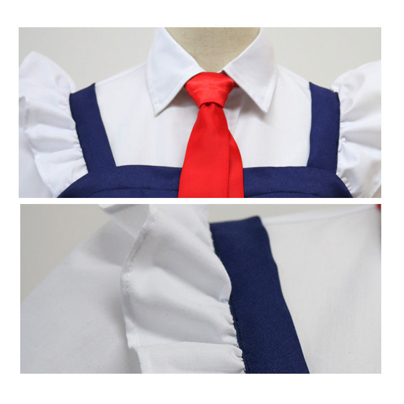 Anime Miss Kobayashi's Dragon Maid Tohru Costume+Wigs+Horns+Shoes+Tail Full Set Halloween Cosplay Outfit