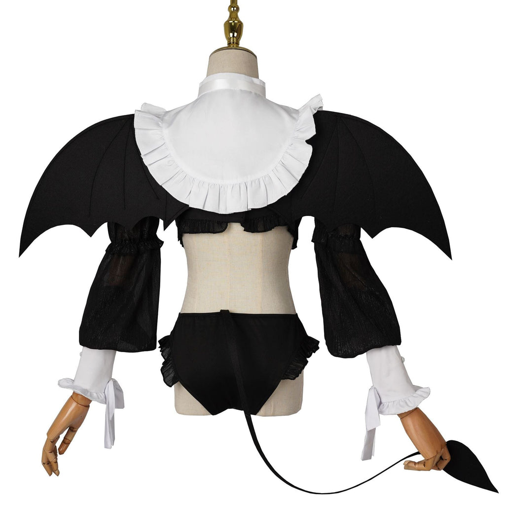 Kitagawa Marin Rizu-kyun Costume Outfit Little Devil Costume Whole Set With Wigs and Wings