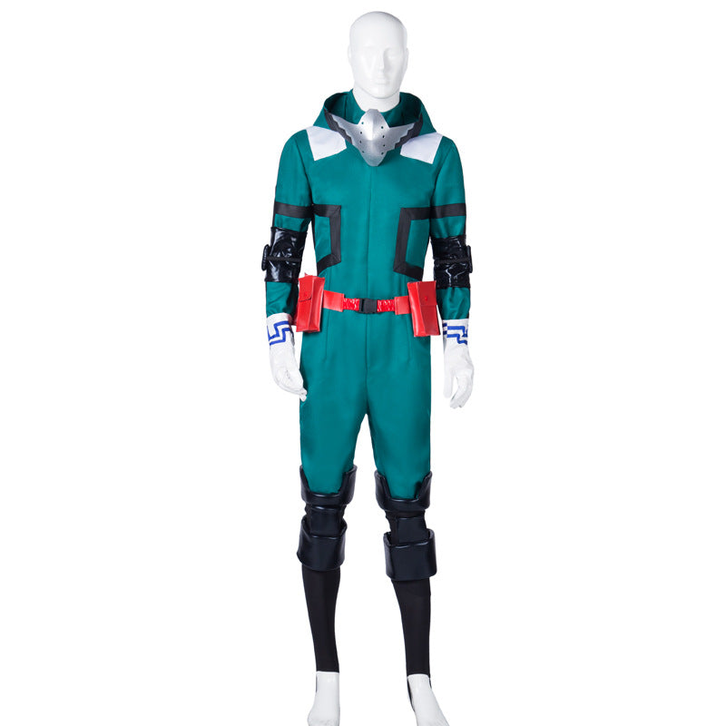 Midoriya Izuku Deku Battle Costume Green Jumpsuit Set Izuku's Costume Beta Costume Outfit