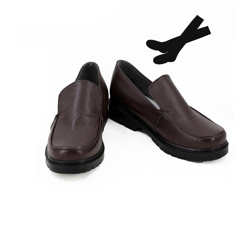 Himiko Cosplay Shoes Toga Cosplay PU Leather Shoes Accessories