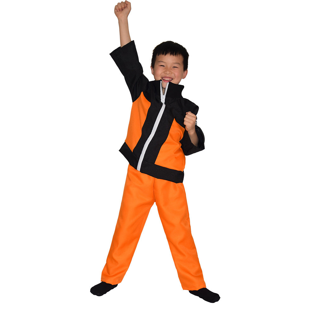 Anime Cosplay Uzumaki Costume For Kids Boys Girls