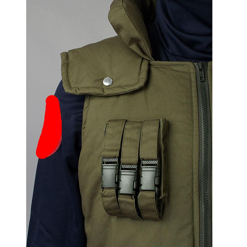 Anime Hatake Kakashi Costume 3 pieces Set Halloween Costume Outfit For Kids and Adults