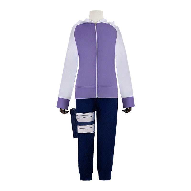 Hinata Hooded-jacket  Costume Whole Set Cosplay Costume+Wigs+Props+Cosplay Boots