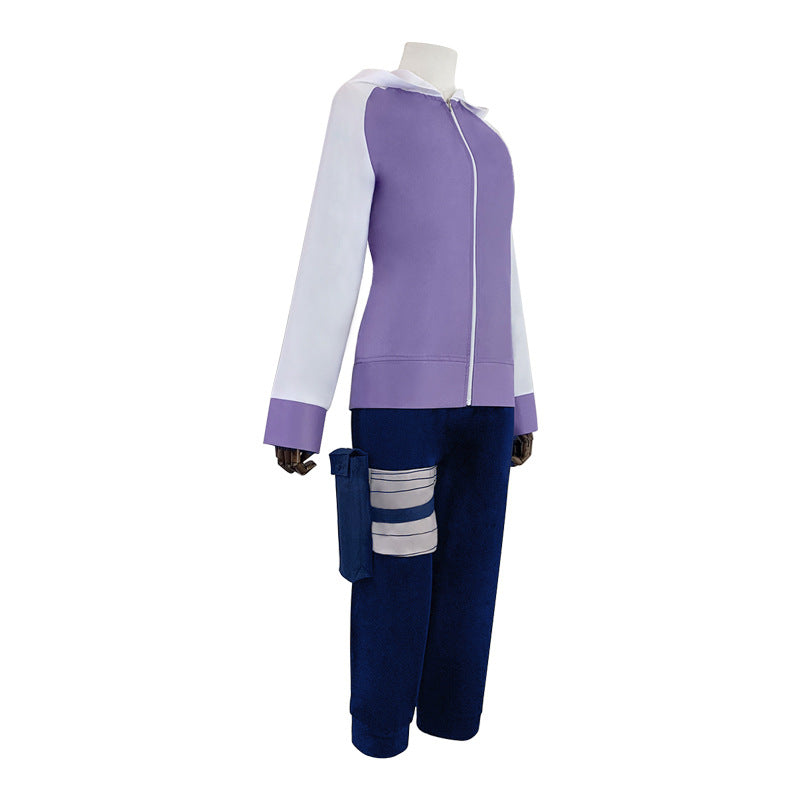 Anime Cosplay Hinata Hyuga Part II Cosplay Costume Sports Set Halloween Carnival Costume Outfit
