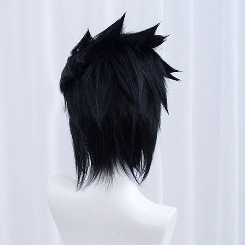 Anime Sasuke Uchiha Costume Wigs Black Short Wigs Cosplay Accessories