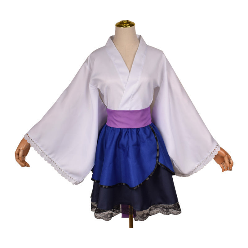 Sasuke Uchiha Female Cosplay Costume Lolita Dress Halloween Girls Women Cosplay Outfit