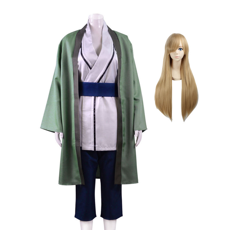Anime Tsunade Full Set Costume With Wigs Set Halloween Carnival Costume Outfit