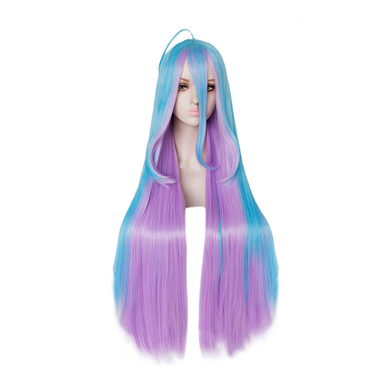 Anime No Game No Life Zero Shiro Cosplay Long Wigs