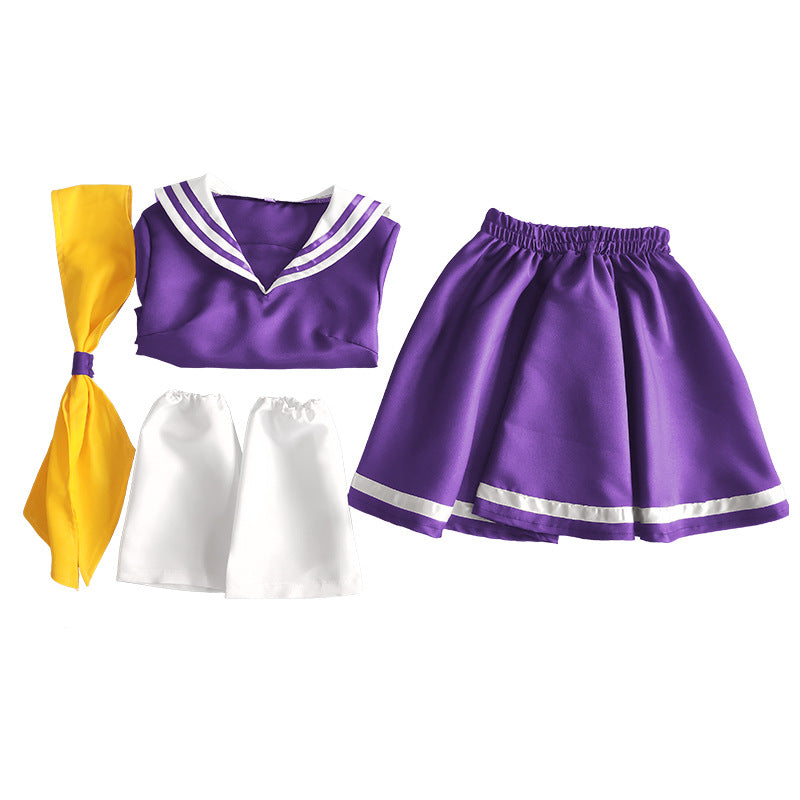 Anime No Game No Life Zero Shiro Costume Uniform Dress Halloween Cosplay Outfit