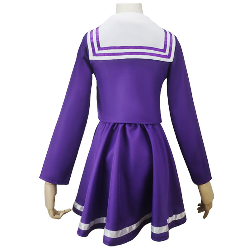 Anime No Game No Life Zero Shiro Costume Uniform Dress Halloween Cosplay Outfit