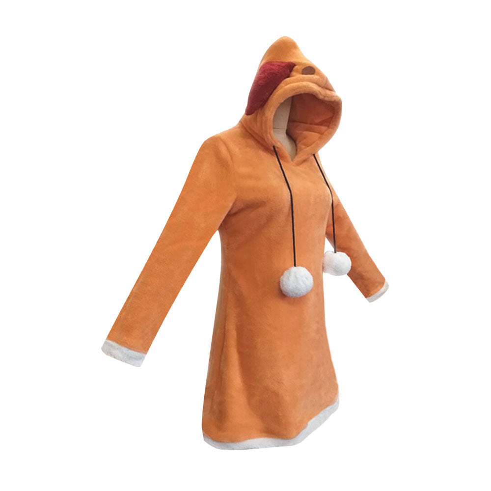 Anime No Game No Life Zero Shuvi Dola Costume Halloween Cosplay Hooded Dress