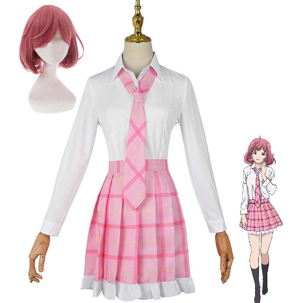 Anime Noragami Kofuku Whole Set Costume Uniform With Wigs Halloween Cosplay Costume