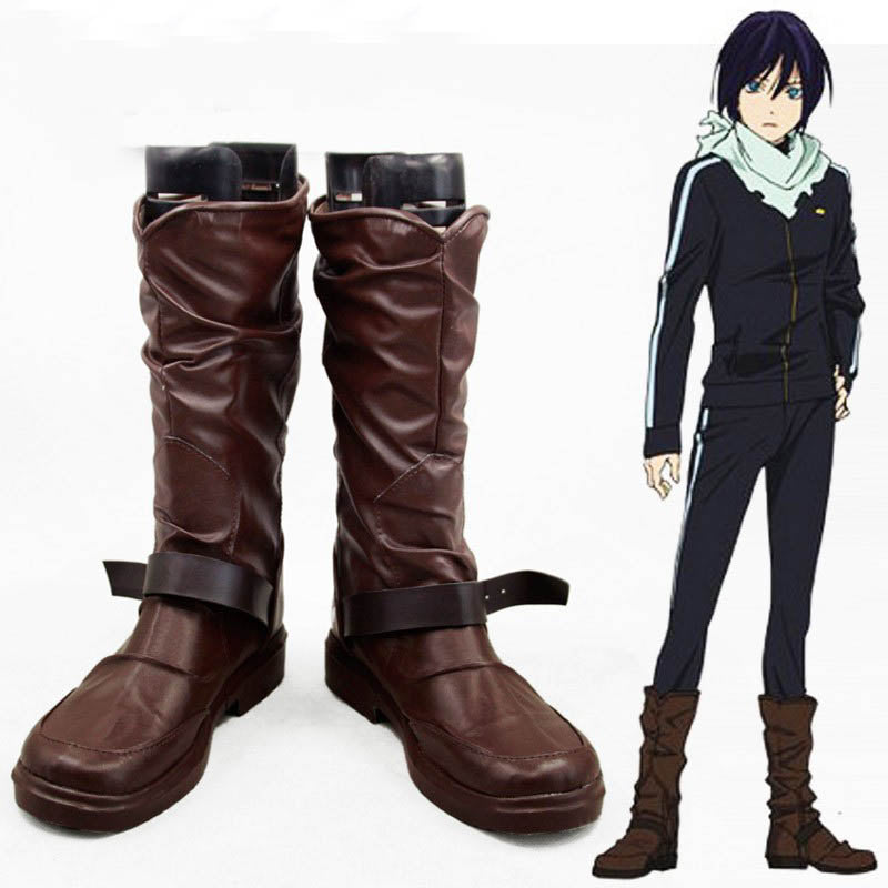 Anime Noragami Yato Cosplay Boots Halloween Cosplay Shoes
