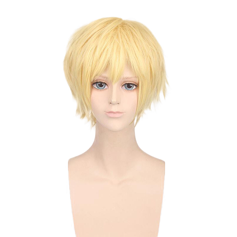 Anime Noragami Yukine Cosplay Golden Wigs