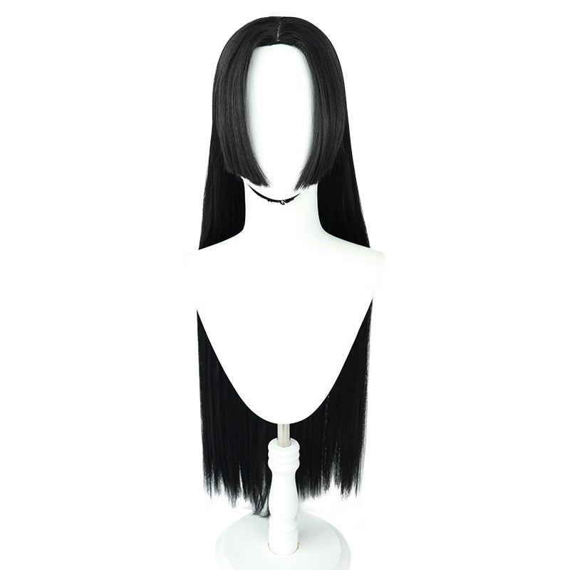 Anime One Piece Boa Hancock Cosplay Wigs Long Black Wigs
