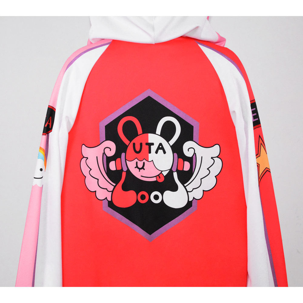 Anime One Piece Film Red Diva Uta Cosplay Costume Dress With Jacket Costume Outfit Set