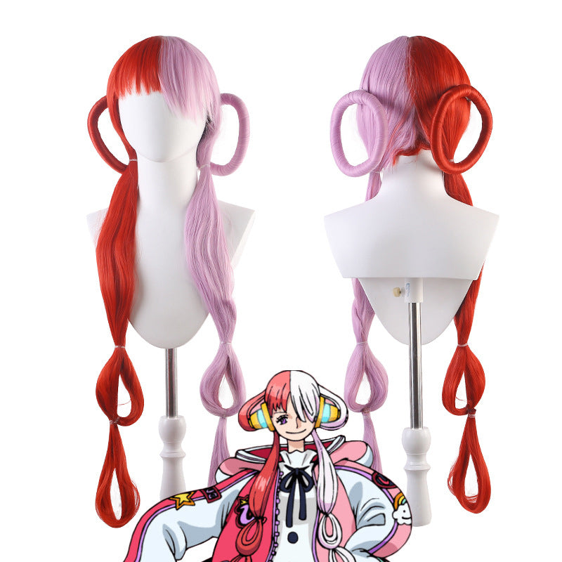 Anime One Piece Film Red Diva Uta Cosplay Wigs Costume Accessories Hair