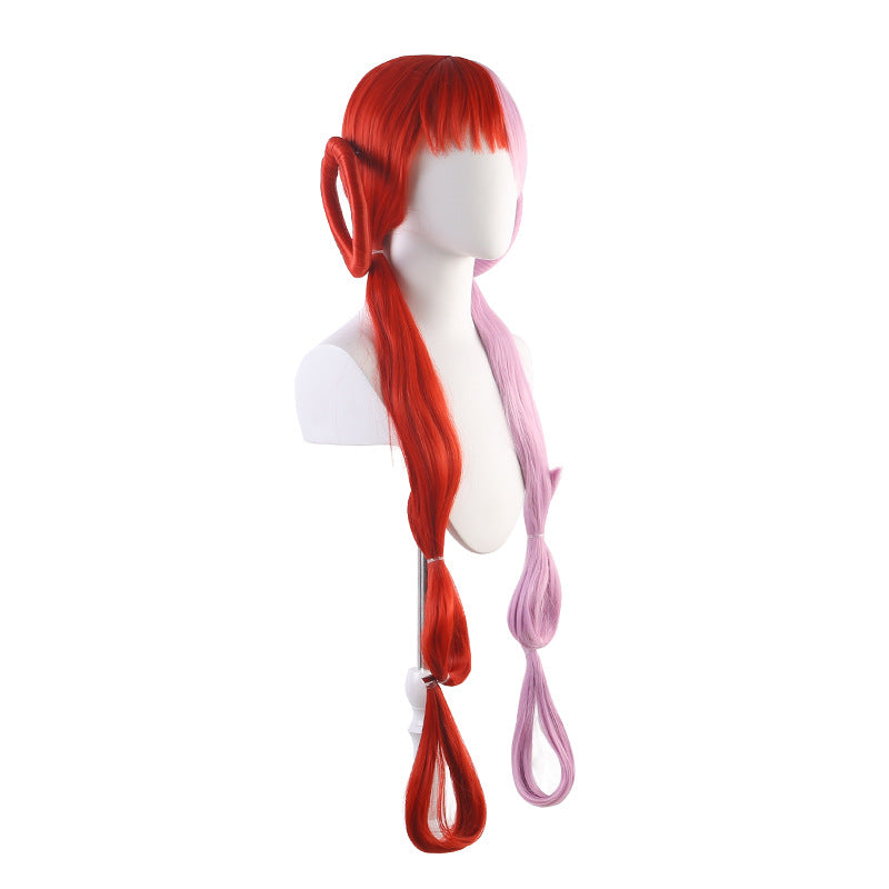 Anime One Piece Film Red Diva Uta Cosplay Wigs Costume Accessories Hair