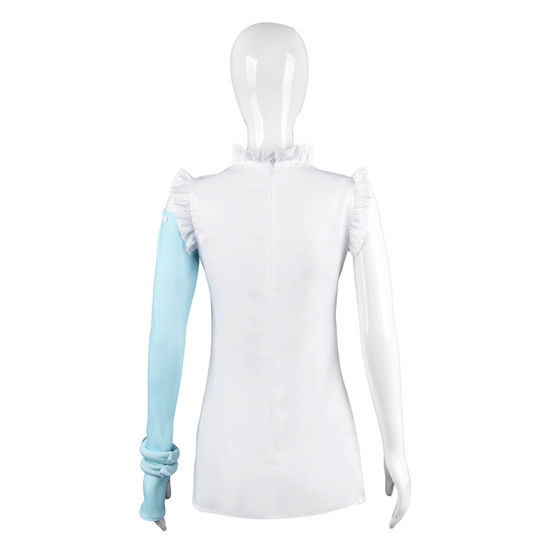 Anime One Piece Film Red Diva Uta Whole Set Costume Outfit+Headphones+Wigs+Shoes Cosplay Costume Set