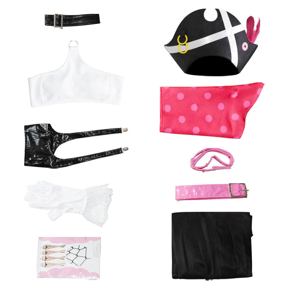 Anime One Piece Film Red Nami Cosplay Costume Full Set With Hat Halloween Cosplay Outfit Set