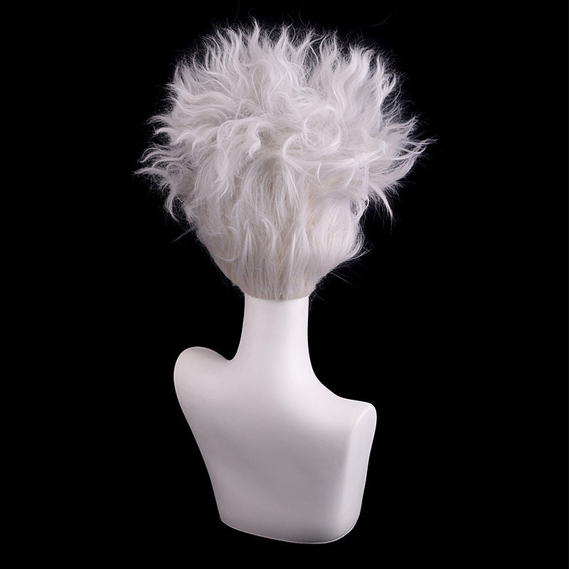 Anime One Piece Monkey D. Luffy Gear 5 Costume Wigs White Wigs