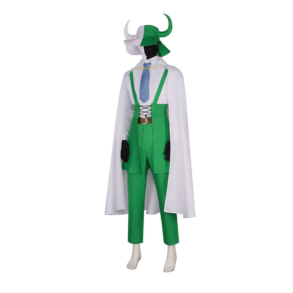 Anime One Piece Pejiwan Page One Costume Full Set With Hat and Cloak Halloween Party Costume