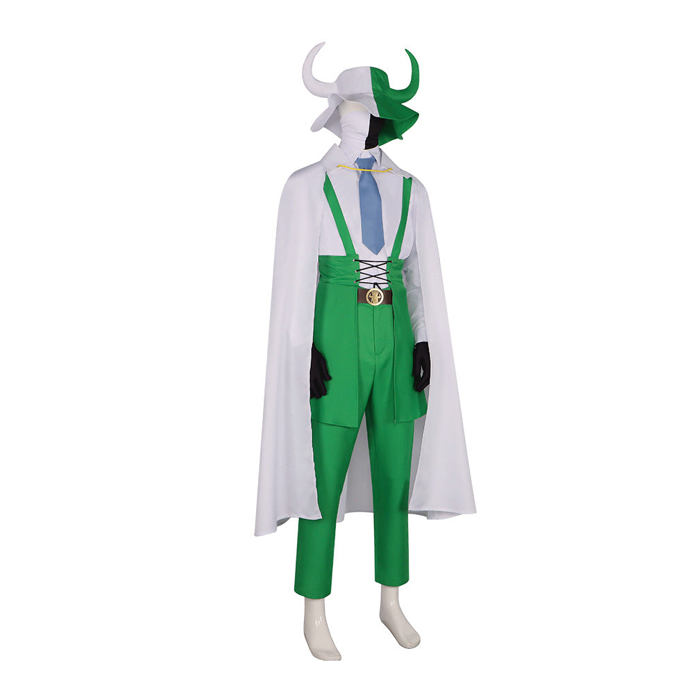 Anime One Piece Pejiwan Page One Costume Full Set With Hat and Cloak Halloween Party Costume