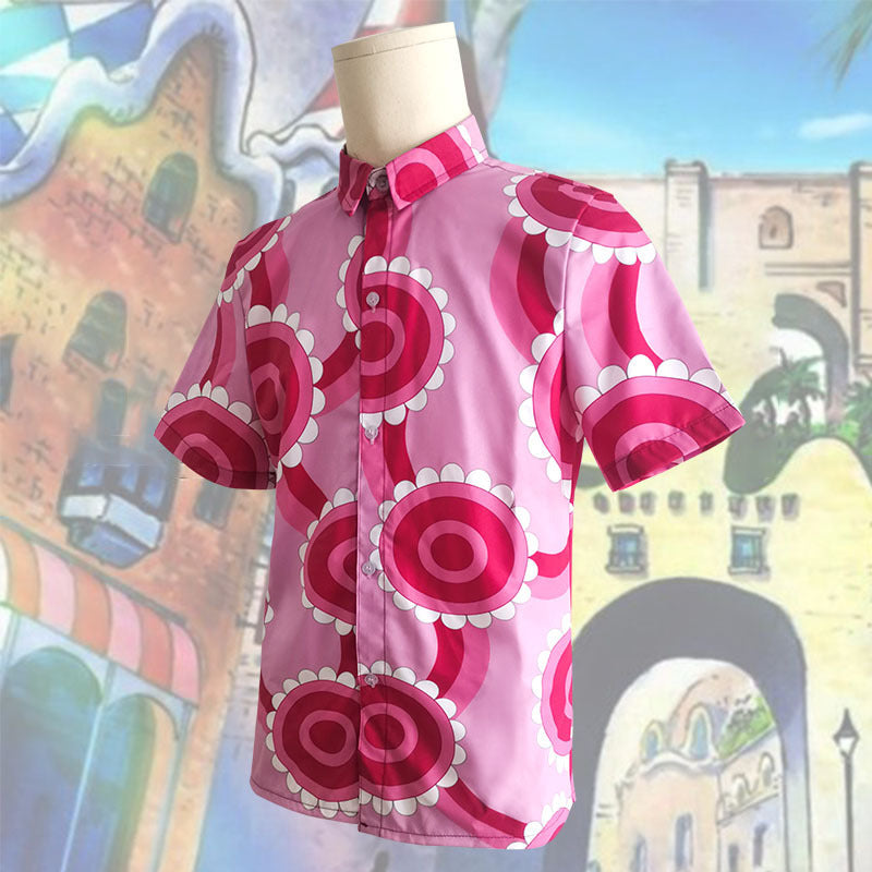 Anime One Piece Skypiea Arc Vinsmoke Sanji Cosplay Shirt Costume