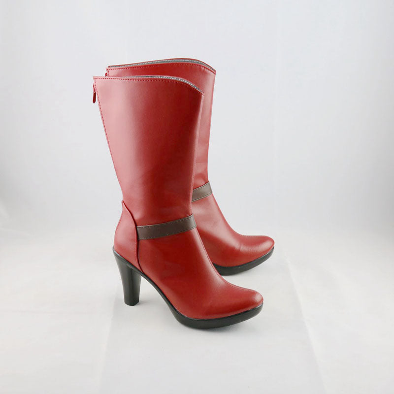 Anime One Piece: Stampede Nami Cosplay Boots Customized PU Leather Costume Shoes