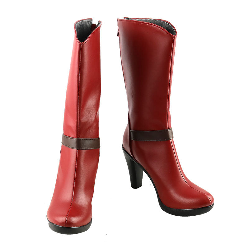 Anime One Piece: Stampede Nami Cosplay Boots Customized PU Leather Costume Shoes