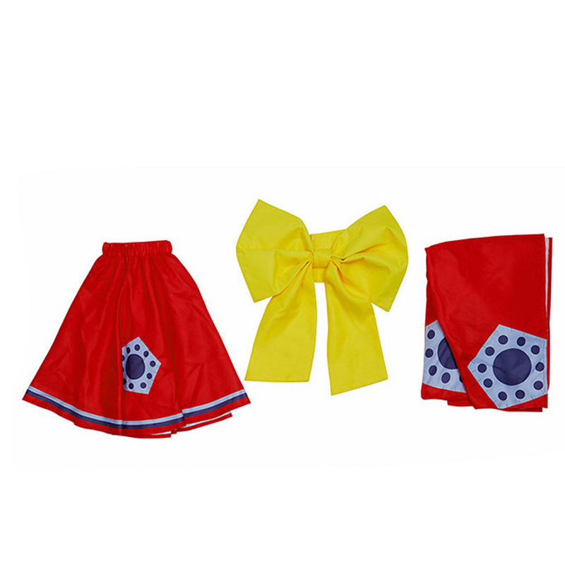 Anime One Piece Wano Country Monkey D. Luffy Female Costume Kimono Dress Halloween Cosplay Costume