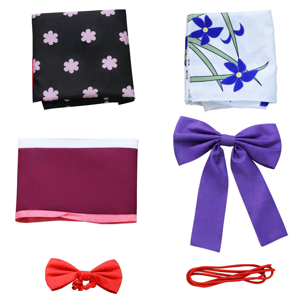 Anime One Piece Wano Country Nico Robin Cosplay Costume With Cloak Cosplay Outfit