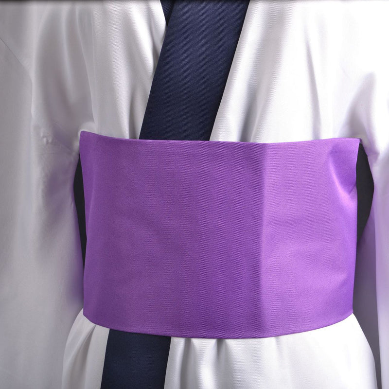 Anime One Piece Wano Country Roronoa Zoro Full Set Kimono Costume With Wigs and Wooden Clogs Set