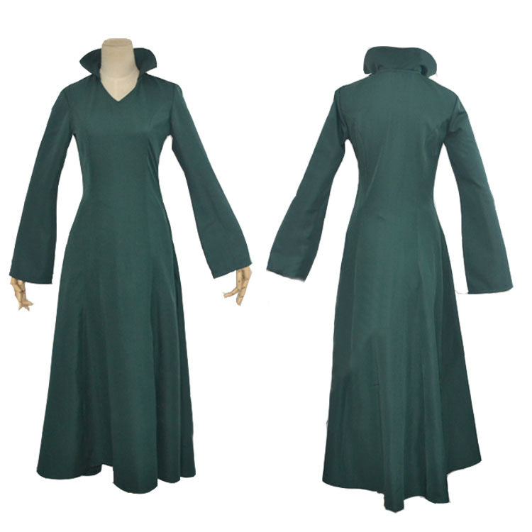 Fubuki Blizzard of Hell Green Dress Cosplay Costume Carnival Cosplay Costume