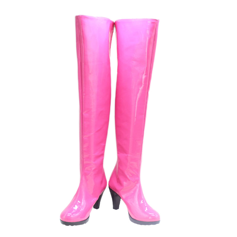 Anime Oshi no Ko Ai Hoshino Cosplay Pink Boots Halloween Costume Shoes