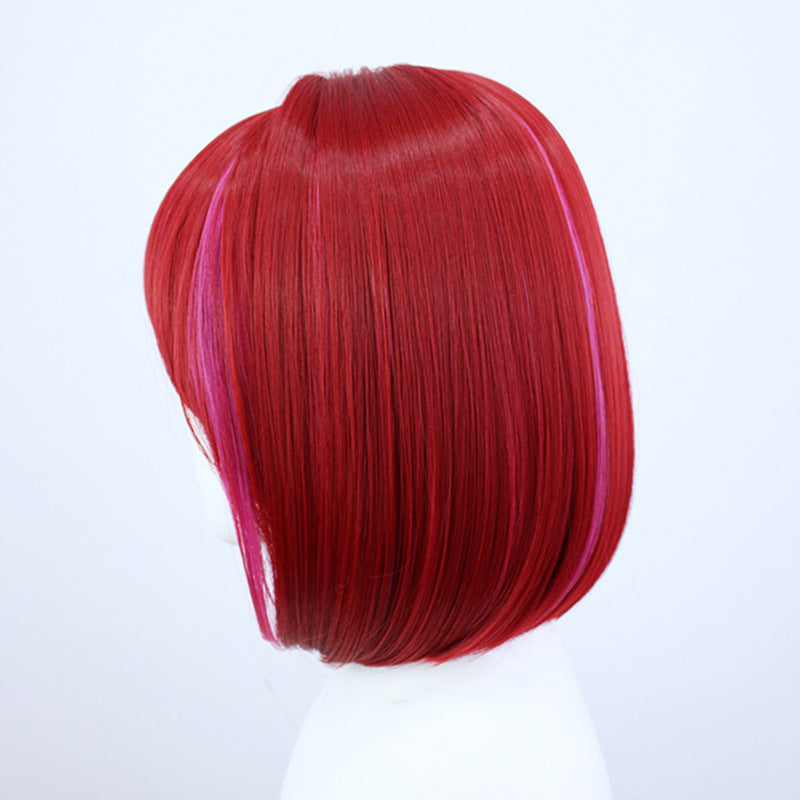 Anime Oshi no Ko Kana Arima Cosplay Wigs Costume Accessories Red Short Wigs